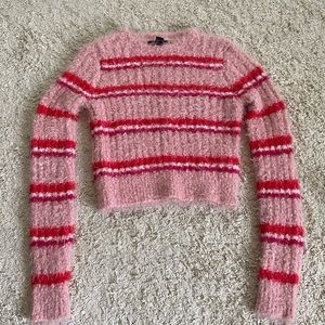 Pink Striped Sweater